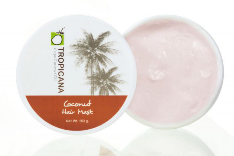 Тайская кокосовая маска для волос с аргановым маслом Tropicana COCONUT OIL 250 гр.